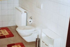 Dachgeschoss-Toilette